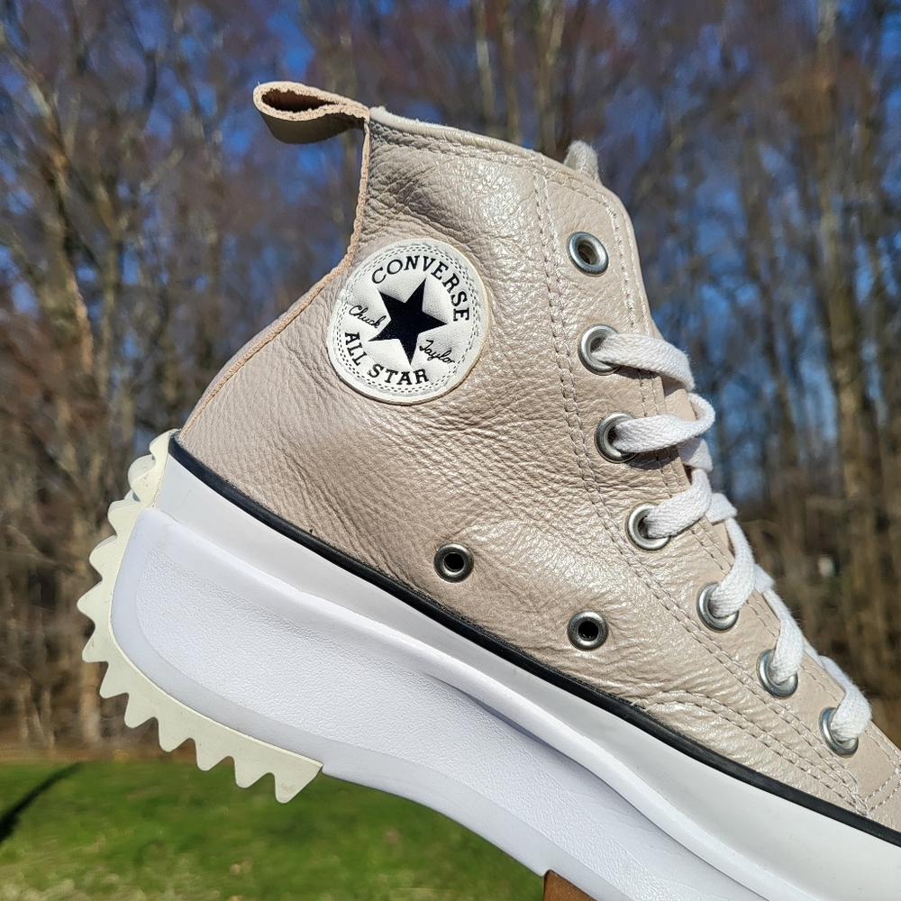 Converse Run Star Hike Platform High Pink White Sneakers